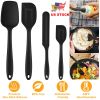 4Pcs Silicone Spatula Set 446°F Heat Resistant Jar Spoon Spatula Kitchen Utensils For Baking Mixing Scraping Cooking Baking Dishwasher Safe