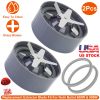 2Pcs Cross Extractor Blade Fit For Nutribullet Blender 600W/900W Blender Replacement Parts Accessories Blade with Preinstalled Silicone Ring