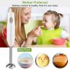 3-In-1 Immersion Hand Blender Multifunctional Stick Blender Mixer Grinder W/ Stirring Steel Blades 600ml Mixing Beaker Milk Frother Egg-Whisk For Baby