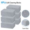 6Pcs Grill Griddles Cleaning Block Brick Grease Stains De-Scaling Stone Grill Scraper Cleaner Remover