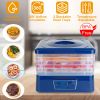5-Tray Electric Food Dehydrator Multi-Tier Fruit Preserver Machine w/ Temperature Control Dryer For Beef Jerky Meat Fruit Dog Treats Herbs Vegetable