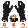 BBQ Gloves 1472°F Heat Resistant Grill Gloves Anti-slip Carbon Fiber BBQ Gloves Oven Gloves Mitts For Barbecue Cooking Baking Welding Cutting
